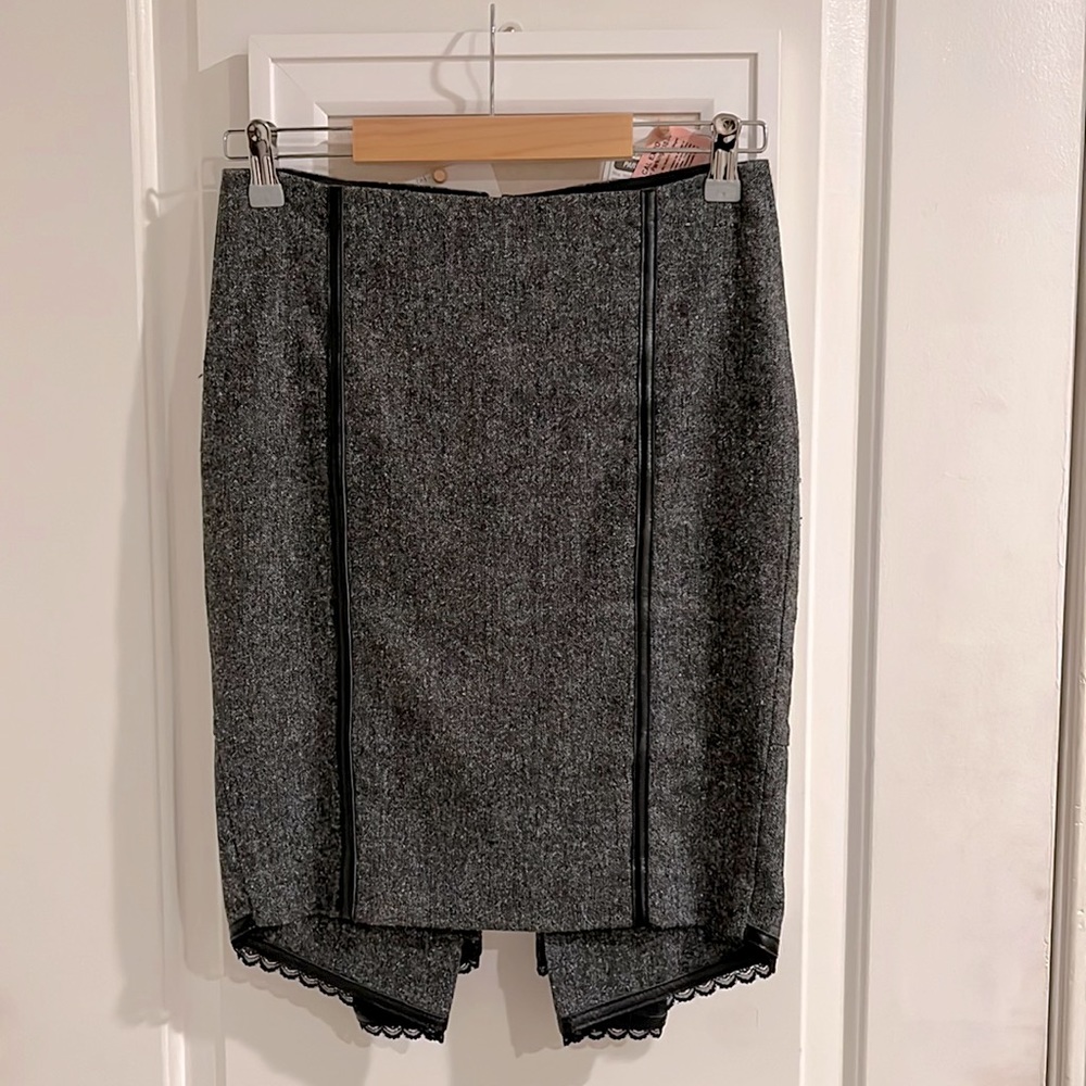 Black Bebe Pencil Skirt